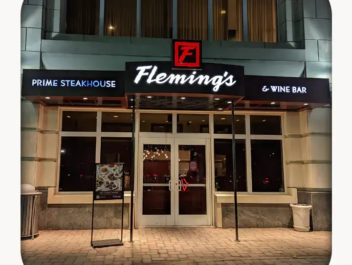 Fleming's happy hour menu