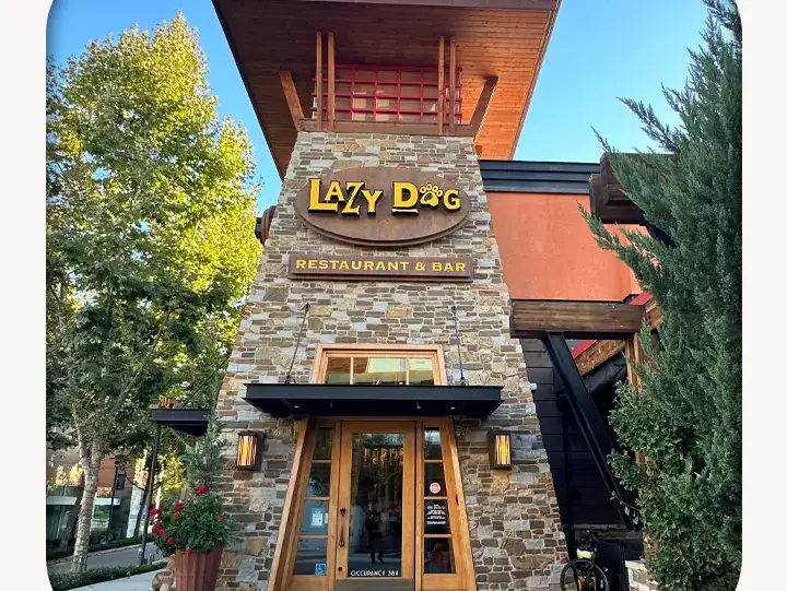 Lazy Dog happy hour menu