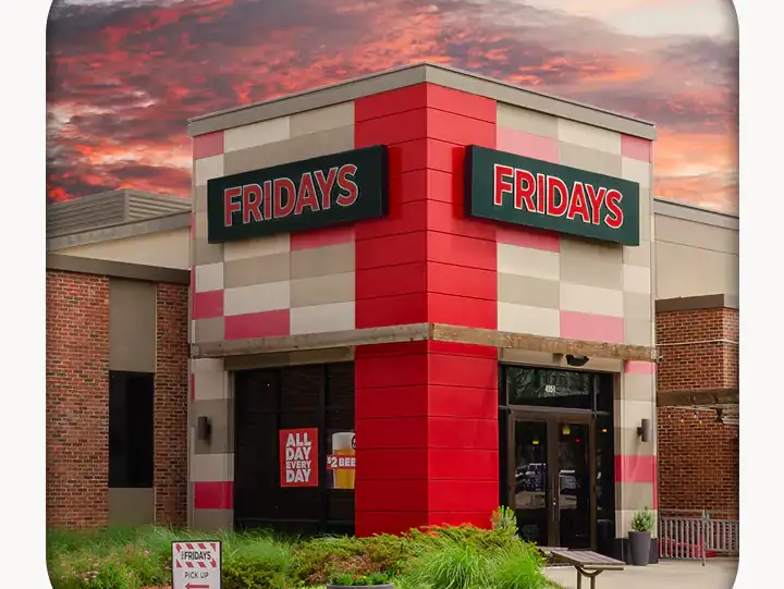 TGI Fridays happy hour menu